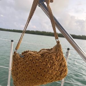 Crochet handmade shoulder bag!